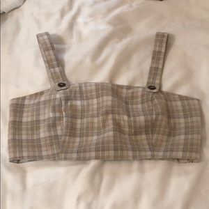 PLAID CROPTOP